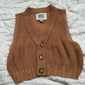 Urban outfitters knit v neck vest